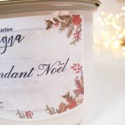 DETAIL BOUGIE FLEUR DE NOEL