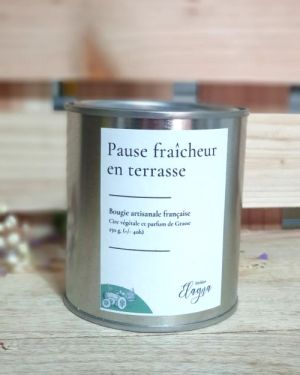 Bougie parfumée Pause fraîcheur en terrasse