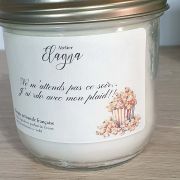 Détail grande bougie POP CORN