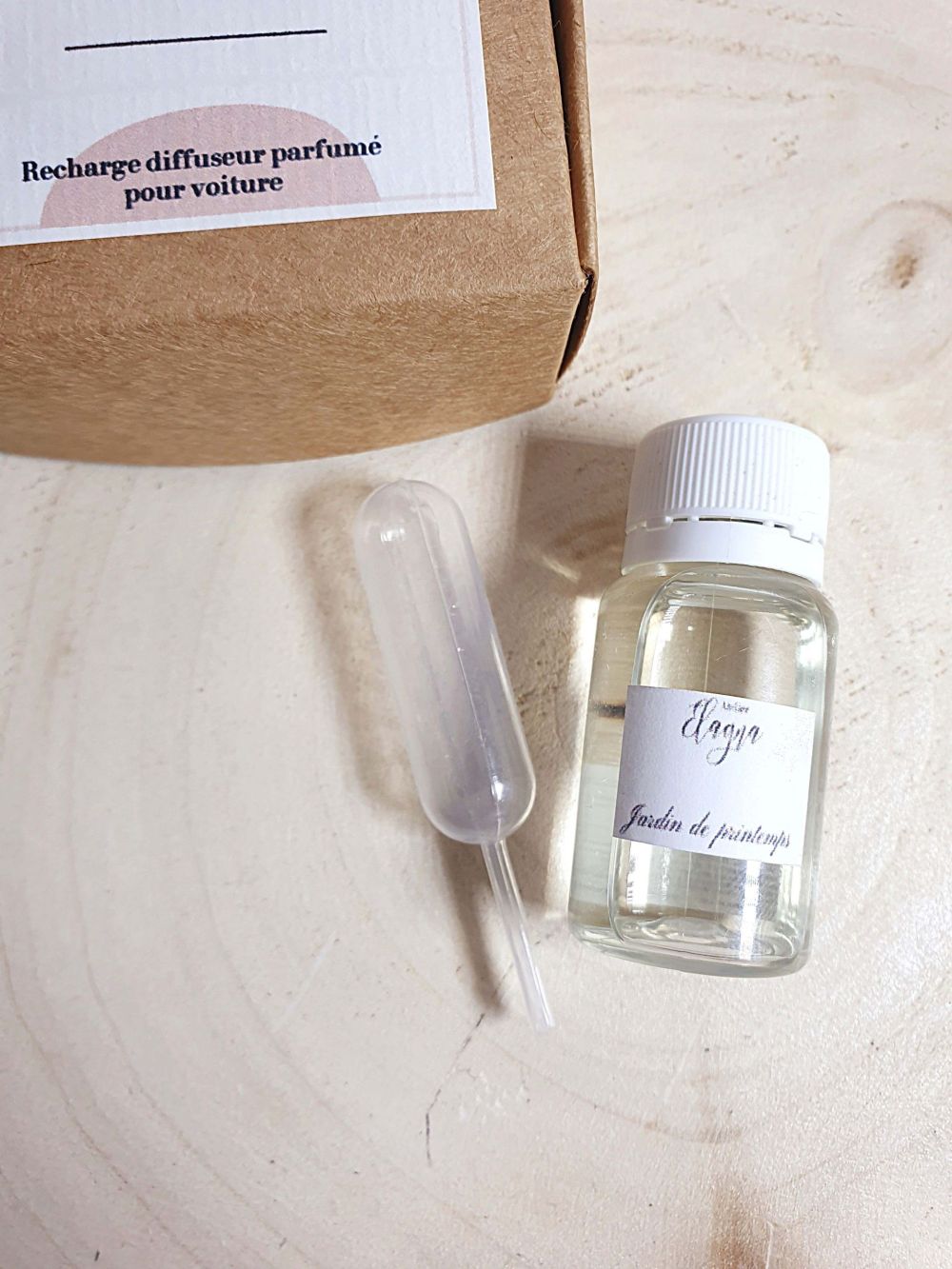 Détail recharge diffuseur voiture JARDIN DE PRINTEMPS
