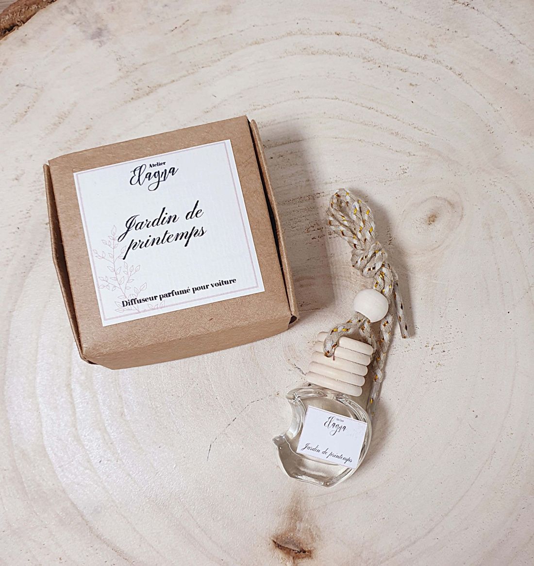 Diffuseur voiture et boite JARDIN DE PRINTEMPS