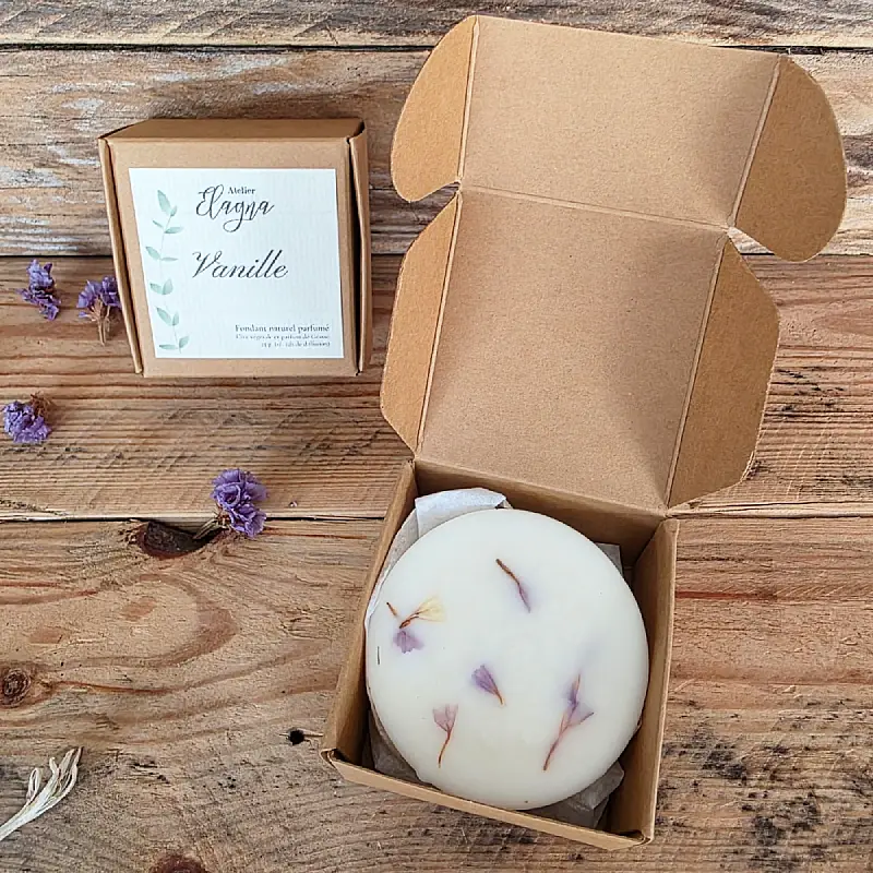 Fondant VANILLE pétales statices