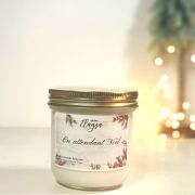 GRANDE BOUGIE FLEUR DE NOEL