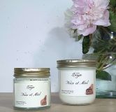 Grande et petite bougie NOIX ET MIEL