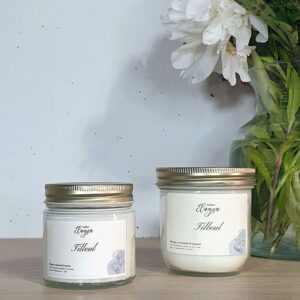 Grande et petite bougie TILLEUL