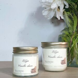 Grande et petite bougie VANILLE CHOCO