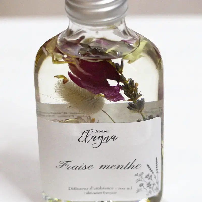 Détails diffuseur ambiance FRAISE MENTHE
