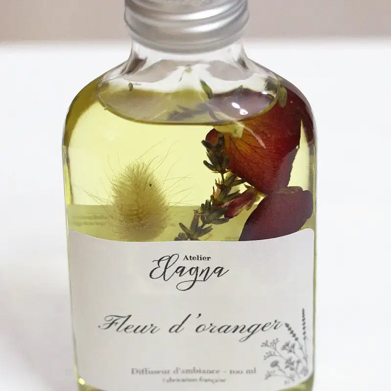 Détails diffuseur ambiance FLEUR D'ORANGER