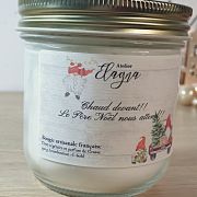 détail grande bougie SAPIN