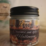 détails bougie parfumée HALLOWEEN