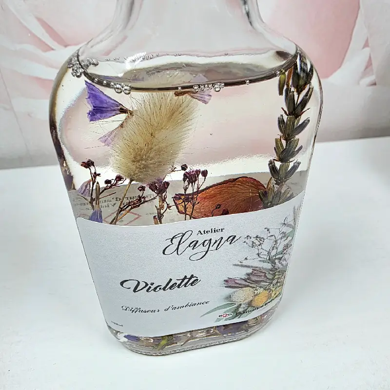 détails diffuseur ambiance violette