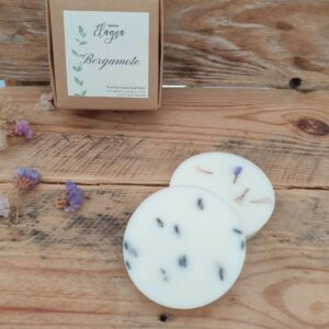 fondant parfumé BERGAMOTE pétales lavande ou statice