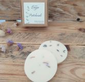 fondant parfumé PATCHOULI pétales lavande ou statice