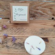 fondant parfumé boite BERGAMOTE pétale statice