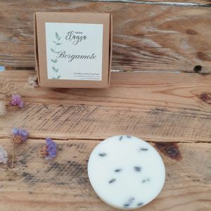 fondant parfumé et boite BERGAMOTE pétale lavande