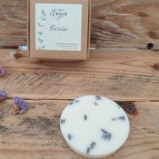 fondant parfumé et boite CERISE pétale lavande