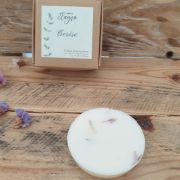 fondant parfumé et boite CERISE pétale statice