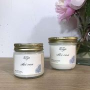 grande et petite bougie ALOE VERA