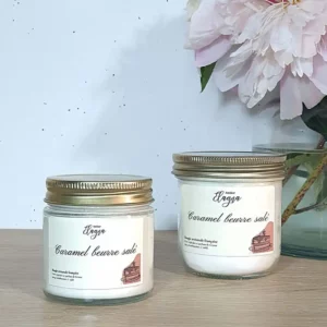 grande-et-petite-bougie-CARAMEL-BEURRE-SALE