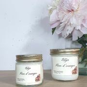 grande et petite bougie FLEUR D ORANGER