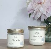 grande et petite bougie FLEUR DE LIN