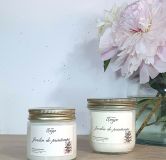 grande et petite bougie JARDIN DE PRINTEMPS