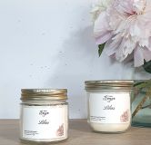 grande et petite bougie LILAS