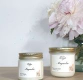 grande et petite bougie MAGNOLIA