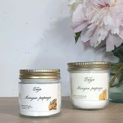 grande et petite bougie MANGUE PAPAYE