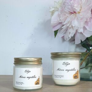 grande et petite bougie MURES MYRTILLES