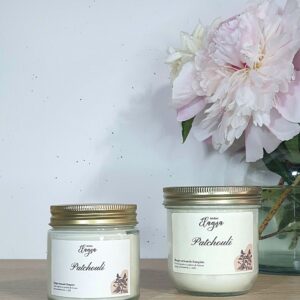 grande et petite bougie PATCHOULI