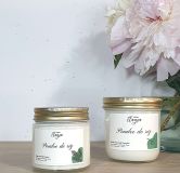 grande et petite bougie POUDRE DE RIZ