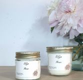 grande et petite bougie ROSE