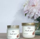 grande et petite bougie VANILLE EPICEE