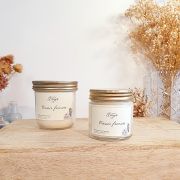 grande et petite bougie cassis freesia