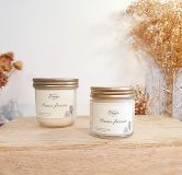 grande et petite bougie cassis freesia