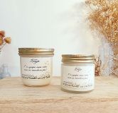 petite et grande bougie citronnelle géranium
