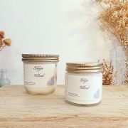 petite et grande bougie tilleul